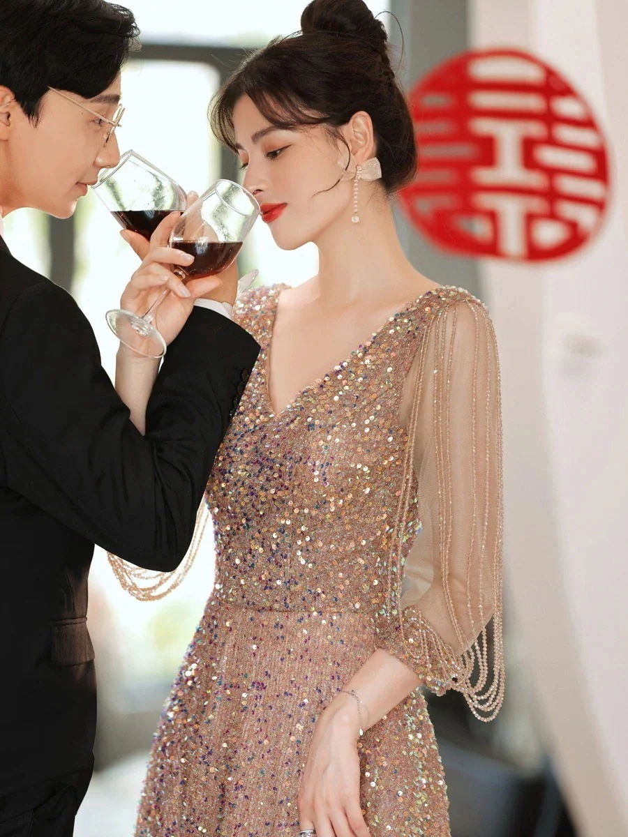 気質 パーティードレス2025大人気 新作 高級感 気質 ワンピース 花嫁ロングドレス 結婚式ワンピース 結婚式 ドレス ウェディングドレス 白 ロングドレス 韓国ファッション892点購入で200円割 気質 パーティードレス2025大人気 新作 高級感 気質 ワンピース 花嫁ロングドレス 結婚式ワンピース 結婚式 ドレス ウェディングドレス 白 ロングドレス 韓国ファッション892点購入で200円割