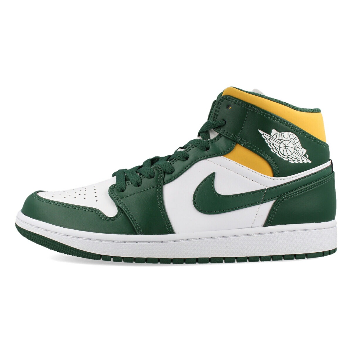 AIR JORDAN 1 MID NOBLE GREEN/POLLEN/WHITE 【SEATTLE SUPERSONICS】