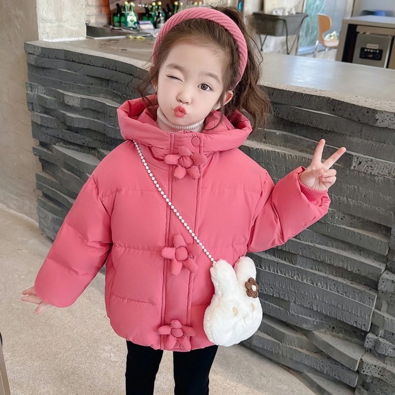 子供服子供用小花ダウンジャケット