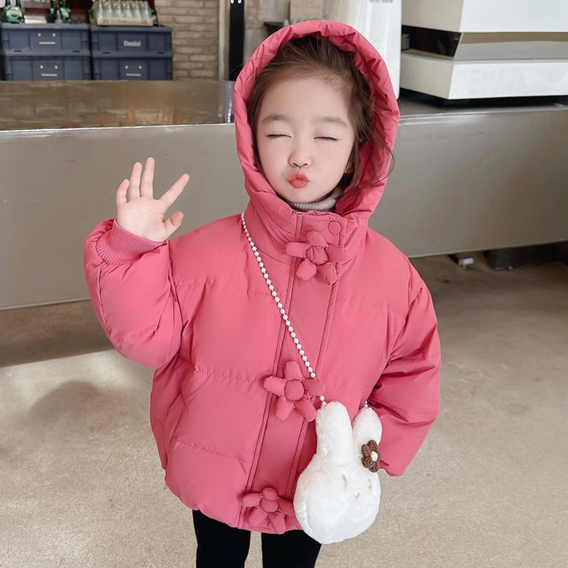 子供服子供用小花ダウンジャケット