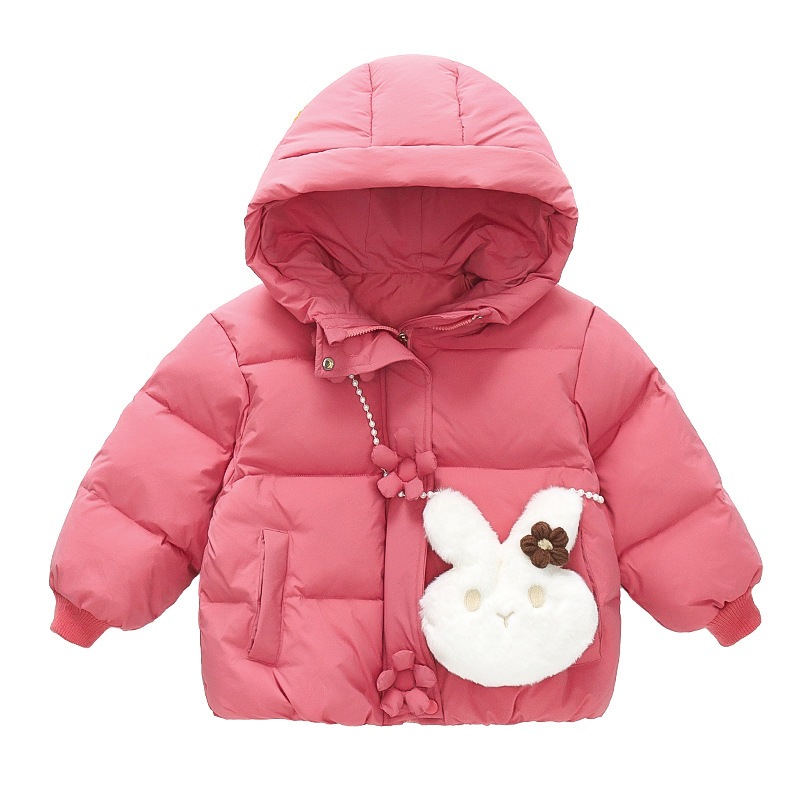 子供服子供用小花ダウンジャケット