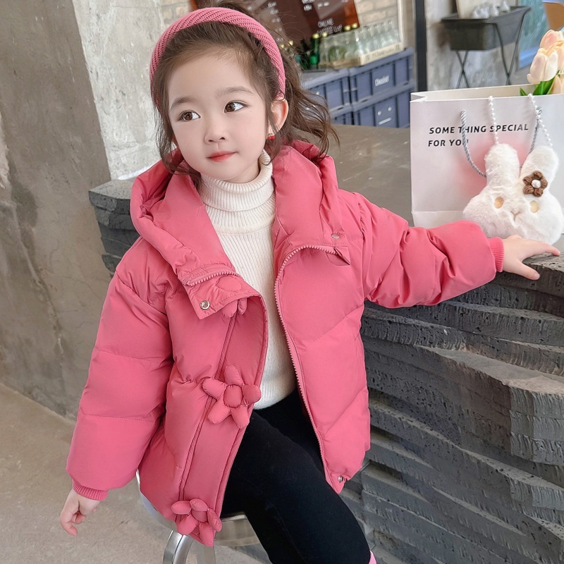 子供服子供用小花ダウンジャケット