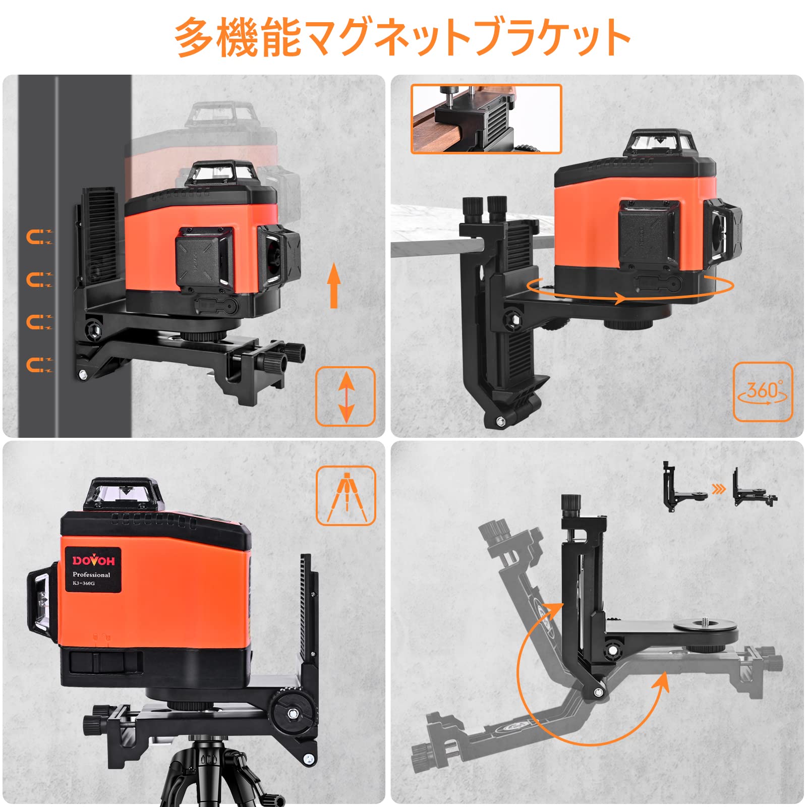 レーザー墨出し器12ライン 緑色レーザーレベル 高輝度レーザー 大矩フルライン照射モデル 20m作業範囲高精度自動水平 2電源方式Type-C充電可能 受光器対応 K3-360G 62412 レーザー墨出し器12ライン 緑色レーザーレベル 高輝度レーザー 大矩フルライン照射モデル 20m作業範囲高精度自動水平 2電源方式Type-C充電可能 受光器対応 K3-360G 62412