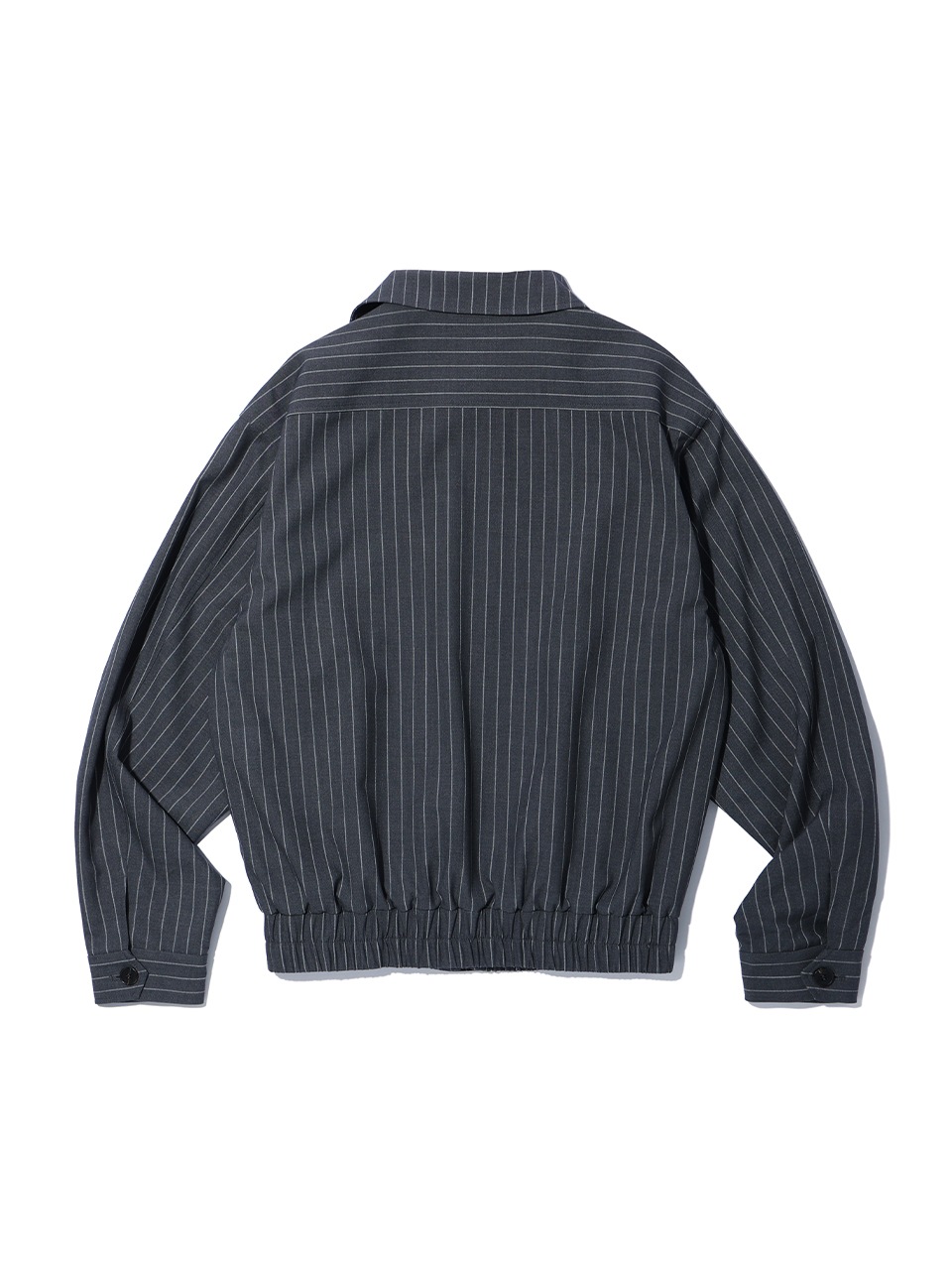 ジャケット YOUHEE PIN STRIPE BOMBER JACKET CHARCOAL YOUHEE PIN STRIPE BOMBER JACKET