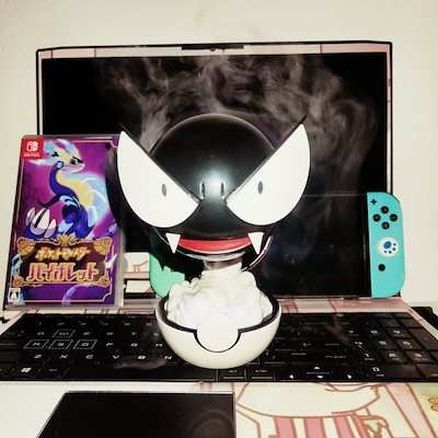 Qoo10] ポケモン Gastly ゴース 加湿器 : 季節家電