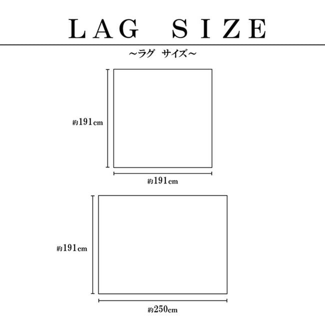 い草ラグ カーペット 花ござ 江戸間8畳 348x352cm 畳の上敷き 掛川織 鍋島 高級 モダンデザイン 国産日本製