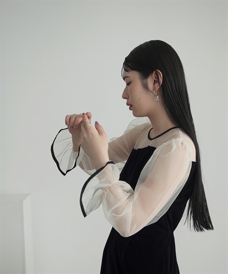 ドレス 結婚式・パーティー・オケージョンドレス アシメデザインベロアワンピースドレス 大きいサイズ有 Callarus