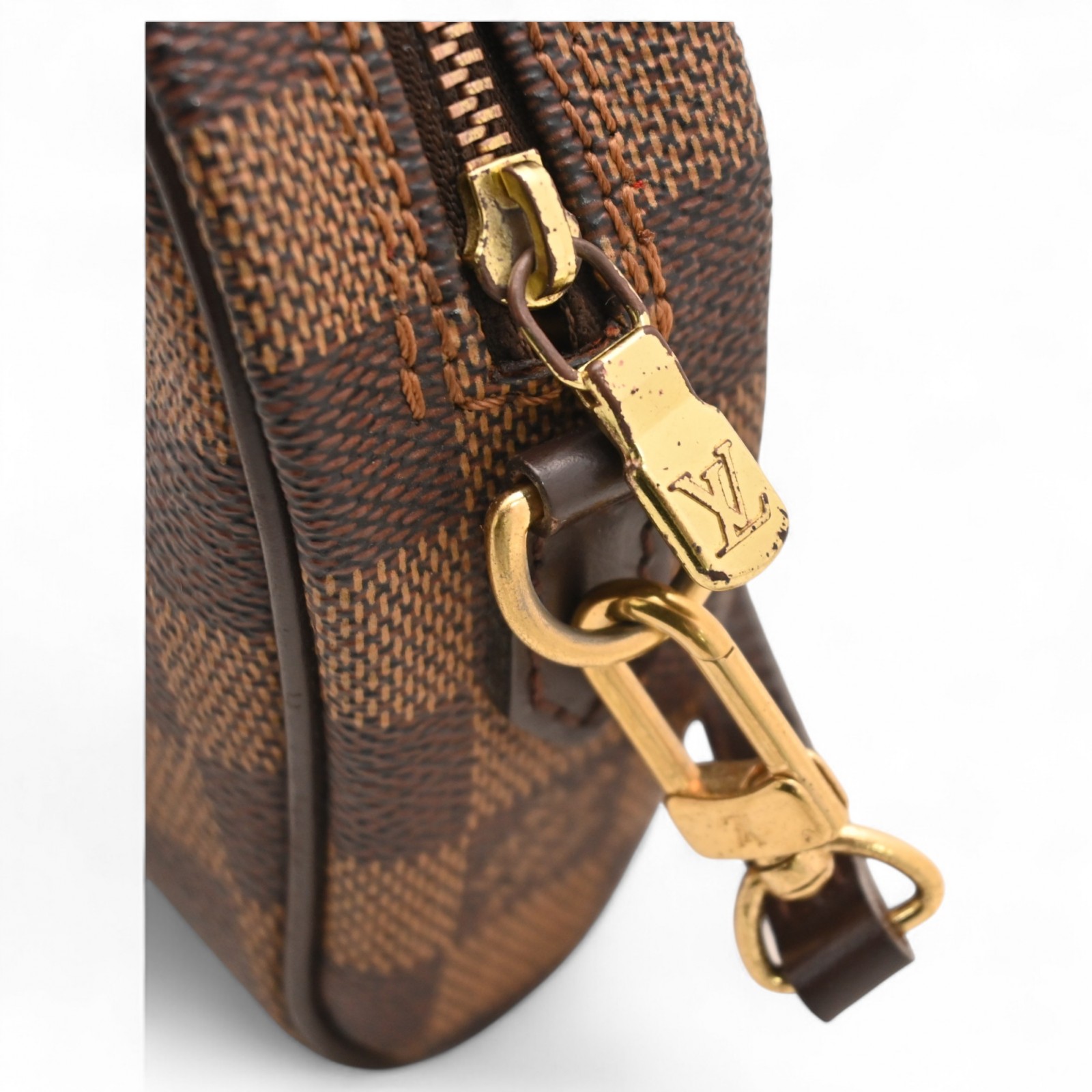 ルイヴィトン ダミエ イパネマPM ポシェット ショルダーバッグ Bランク lv5855cc ルイヴィトン ダミエ イパネマPM ポシェット ショルダーバッグ Bランク lv5855cc