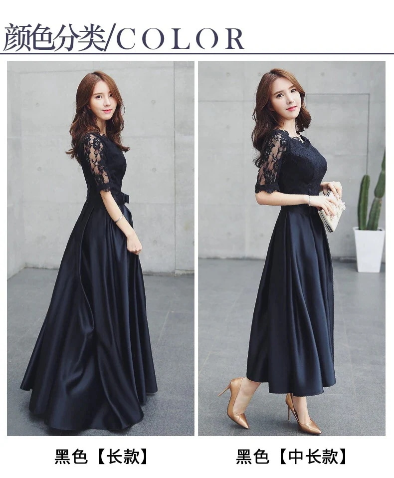 【縁夢】 後ファスナー/ストラップ2タイプ イブニングドレス 夏 レース ロングワンピース イブパーティードレス キャバ 着痩せ 大人 同窓会 披露宴 卒業式 結婚式 演奏会 ウェディング 二次会 メ