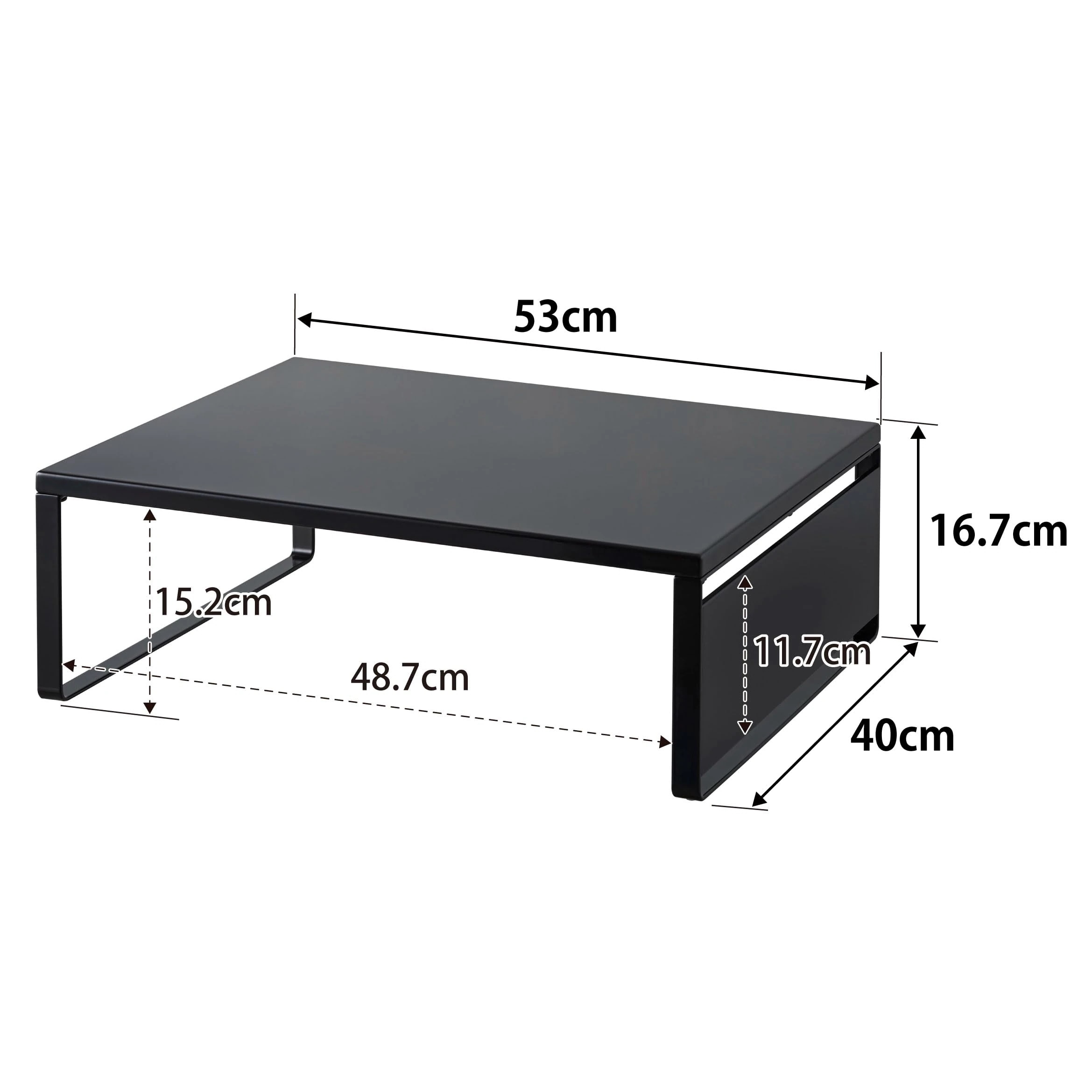 オーブンレンジラック ホワイト W53×D40×H16.7cm タワー tower レンジ台 キッチンラック 1442 オーブンレンジラック ホワイト W53×D40×H16.7cm タワー tower レンジ台 キッチンラック 1442