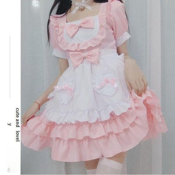 演出服 イベント パーティー 蝶結ぶ 半袖 コスプレ レディース ハロウィン ワンピース ロリータ 可愛い ゴスロリ 【Primepic】【急速出荷】メイド服 演出服 イベント パーティー 蝶結ぶ 半袖 コスプレ レディース ハロウィン ワンピース ロリータ 可愛い ゴスロリ 【Primepic】【急速出荷】メイド服