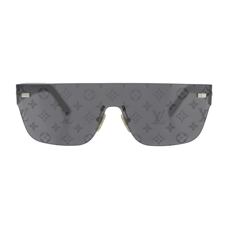 LOUIS VUITTON ルイ ヴィトン サングラス Z0993U City Mask シティマスク モノグラム 表記サイズ 145 プラスチック ブラック シルバー金具 シティーマスク ビトン 本