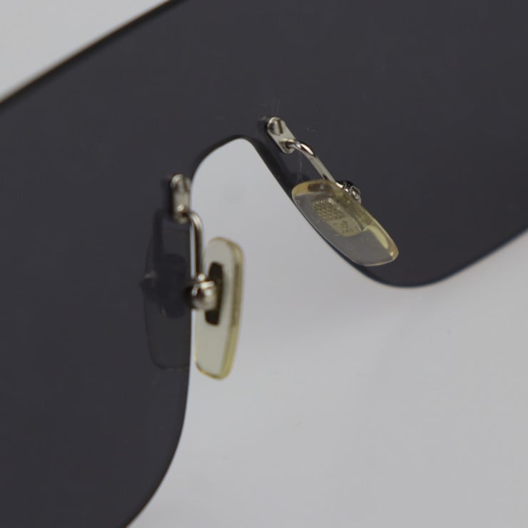 LOUIS VUITTON ルイ ヴィトン サングラス Z0993U City Mask シティマスク モノグラム 表記サイズ 145 プラスチック ブラック シルバー金具 シティーマスク ビトン 本