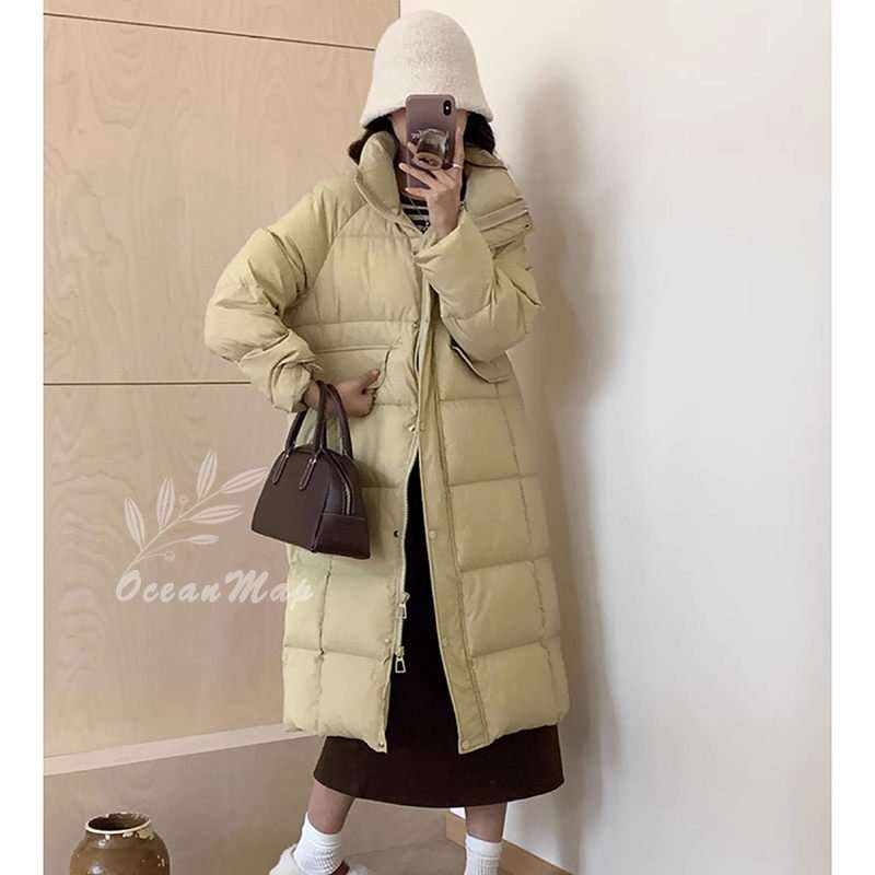 ダウンジャケット レディース 冬 登山 ロング丈 軽量 ライトダウン アウター 暖かい 防風 アウトドア 大きいサイズ ダウンコート 登山 ダウンジャケット