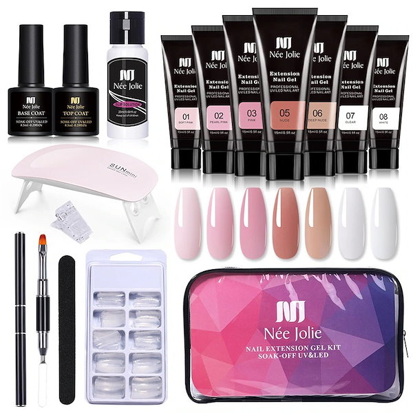 初心者 ネイルスタート用 ジェルネイルセット まとめ売り NEKO GEL 【初めてのセルフネイル】ジェルネイルスターター