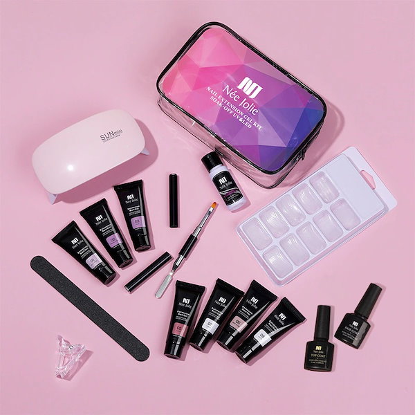 Qoo10] 初心者 ネイルチップセット ジェルネイル