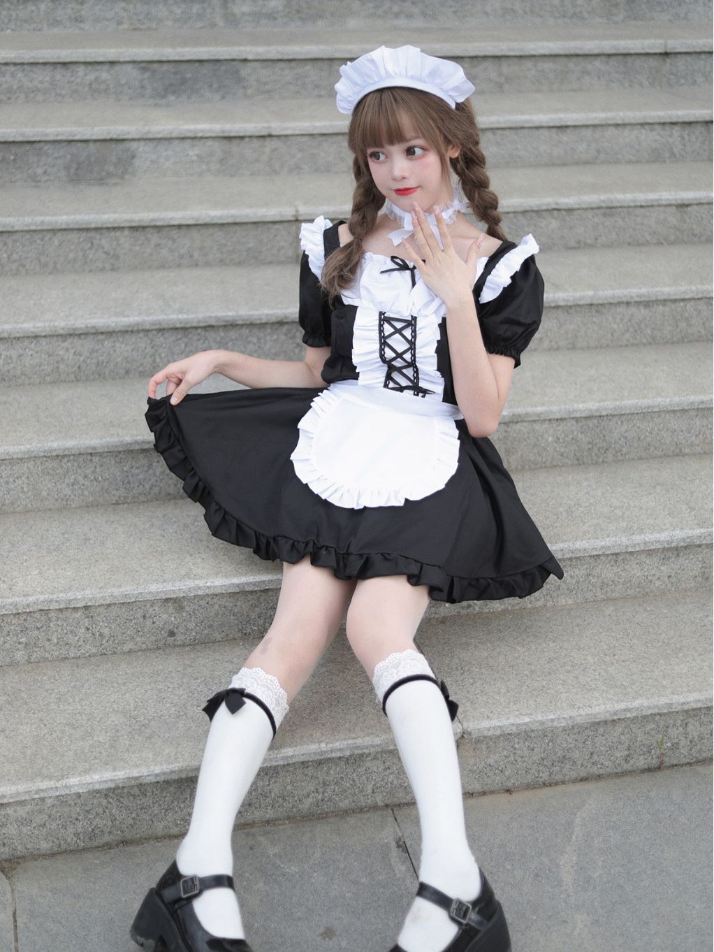 新品日韩小メイド服可爱いメイド服コスチュームコスプレコスチューム 新品日韩小メイド服可爱いメイド服コスチュームコスプレコスチューム