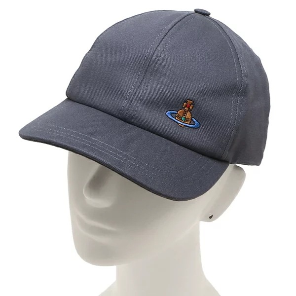 帽子 ベースボールキャップ ネイビー ブルー メンズ レディース ユニセックス VIVIENNE WESTWOOD 81020019 W00DD K409