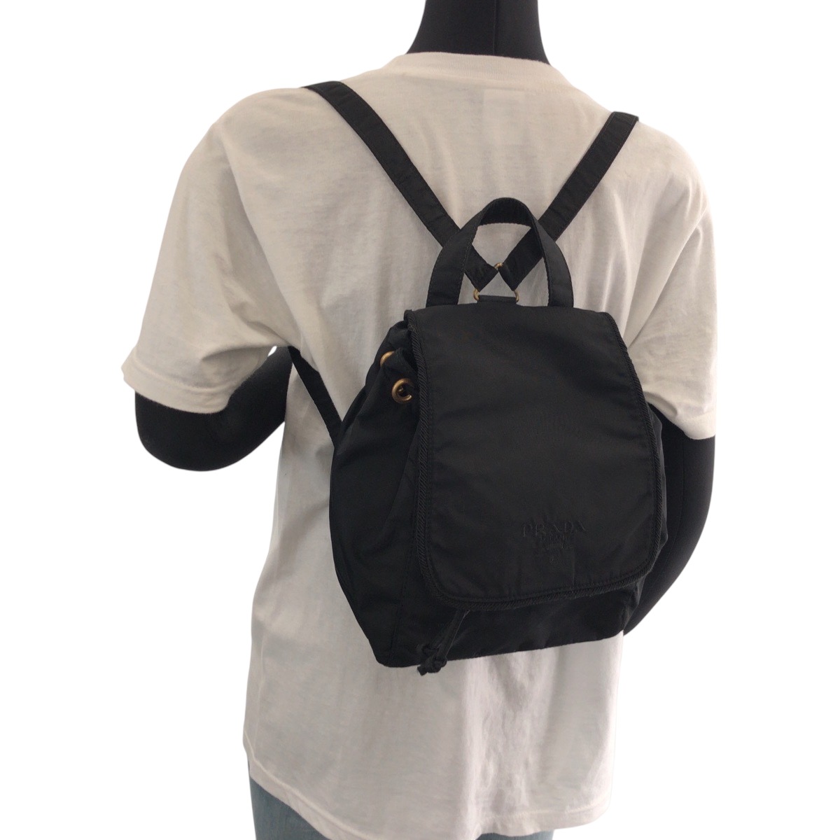 ヴィンテージ テスート 刺繍 ブラック 黒 ゴールド金具 ナイロン リュックサック バックパック レディース 409534 ヴィンテージ テスート 刺繍 ブラック 黒 ゴールド金具 ナイロン リュックサック バックパック レディース 409534