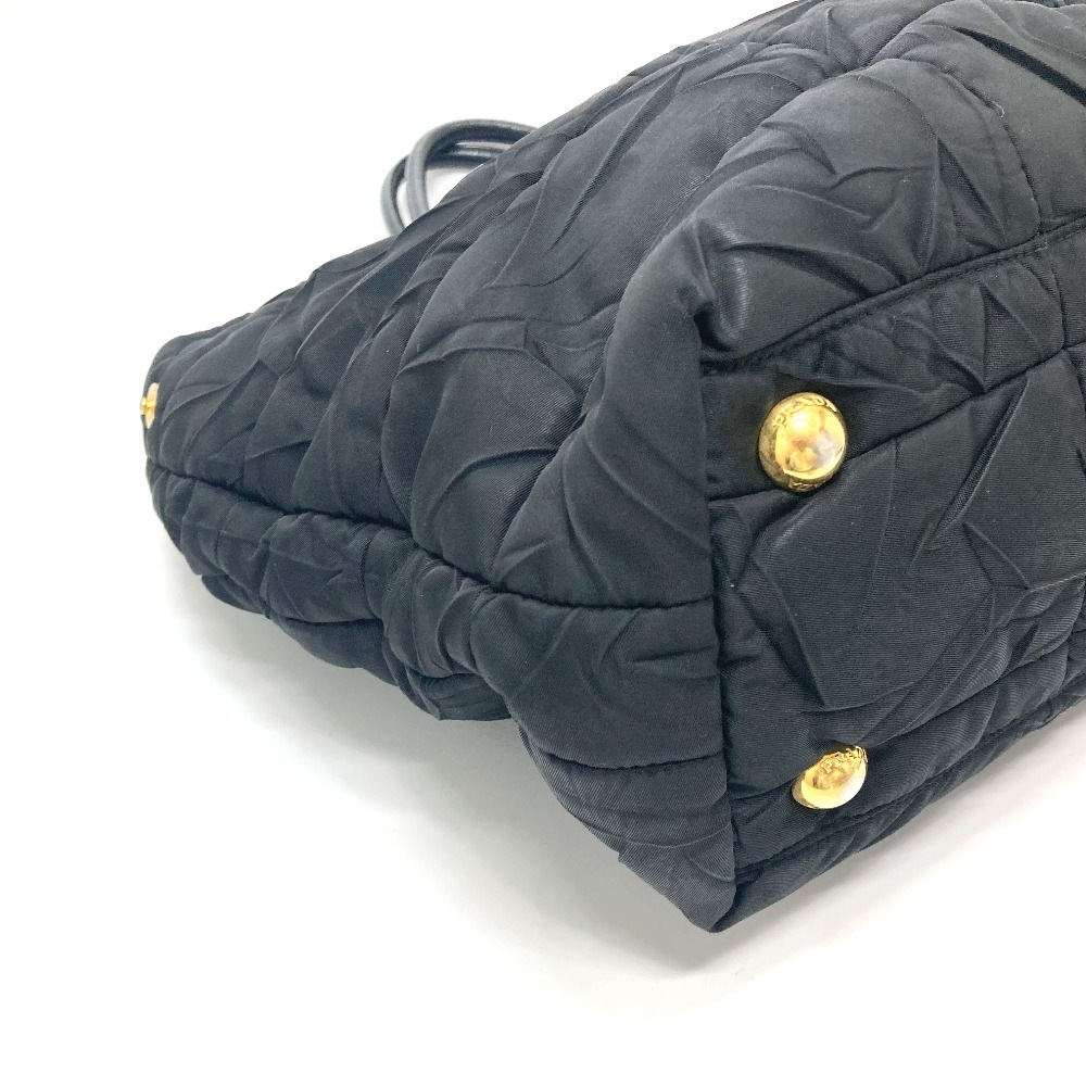 ショルダーバッグ BN1596 ロゴプレート カバン 2WAYバッグ バッグ ナイロン ブラック