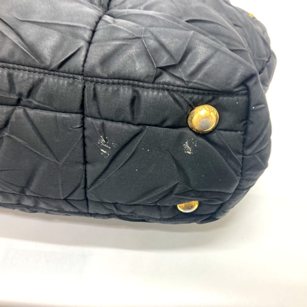 ショルダーバッグ BN1596 ロゴプレート カバン 2WAYバッグ バッグ ナイロン ブラック