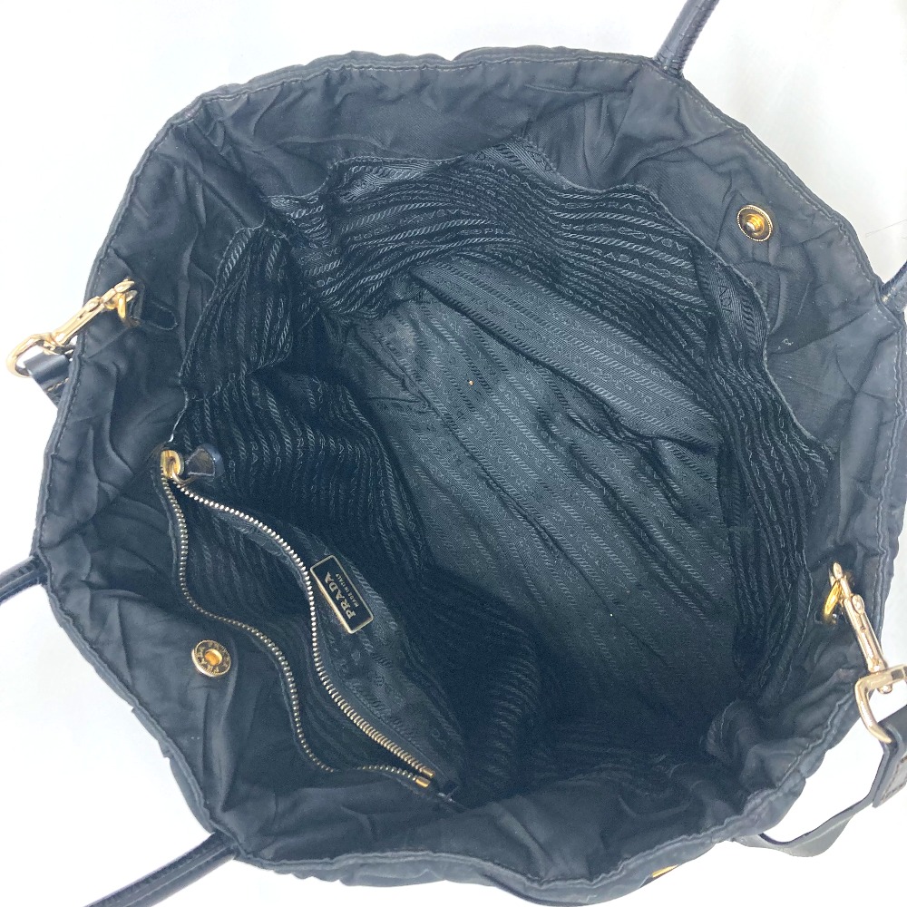 ショルダーバッグ BN1596 ロゴプレート カバン 2WAYバッグ バッグ ナイロン ブラック