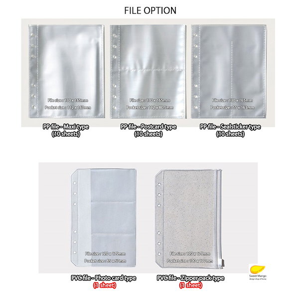 Qoo10] Be on D 韓国 PP A6 コレクトブック トレカ