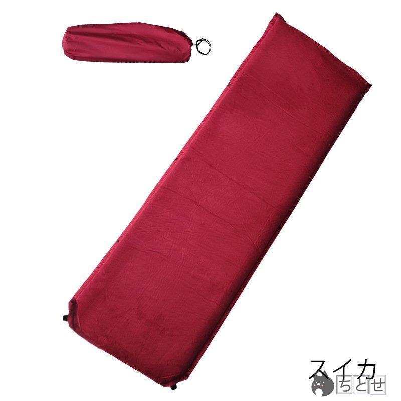 キャンプマット アウトドア寝具 インフレーターマット インフレータブル 自動膨張 自動充てん 連結可能 8cm 車中泊マット スエード調 188cm