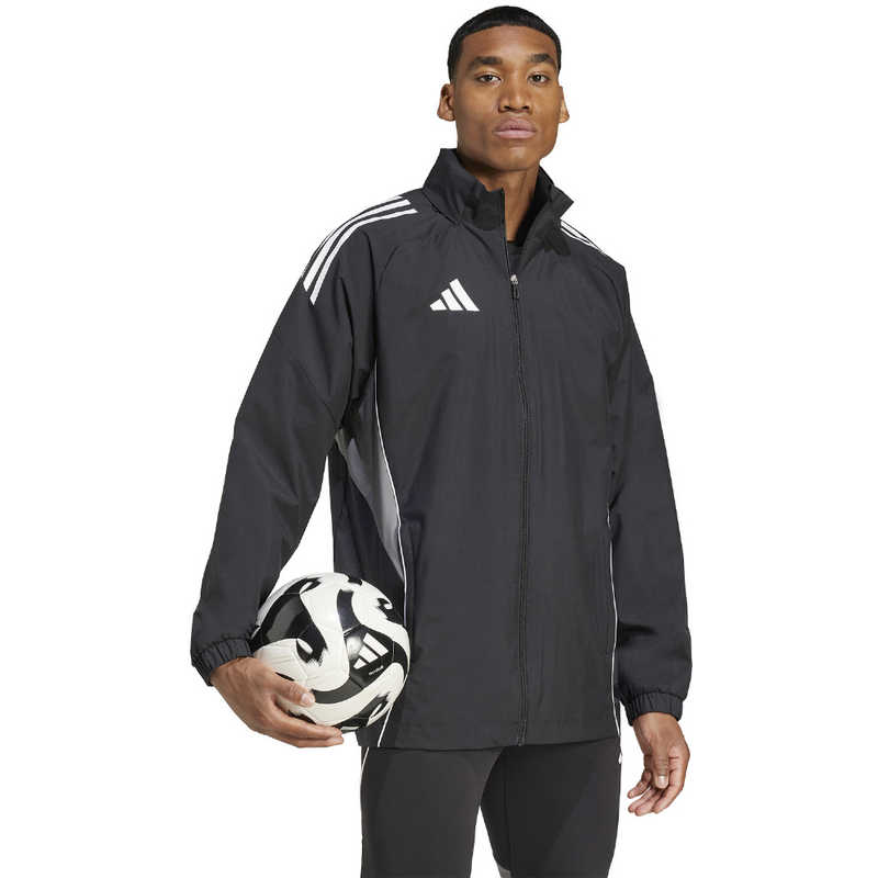 アディダス adidas メンズ ティロ 25 コンペティション オールウェザージャケット ブラック/チームグレーフォー J/2XL JSJ90_25FW アディダス adidas メンズ ティロ 25 コンペティション オールウェザージャケット ブラック/チームグレーフォー J/2XL JSJ90_25FW