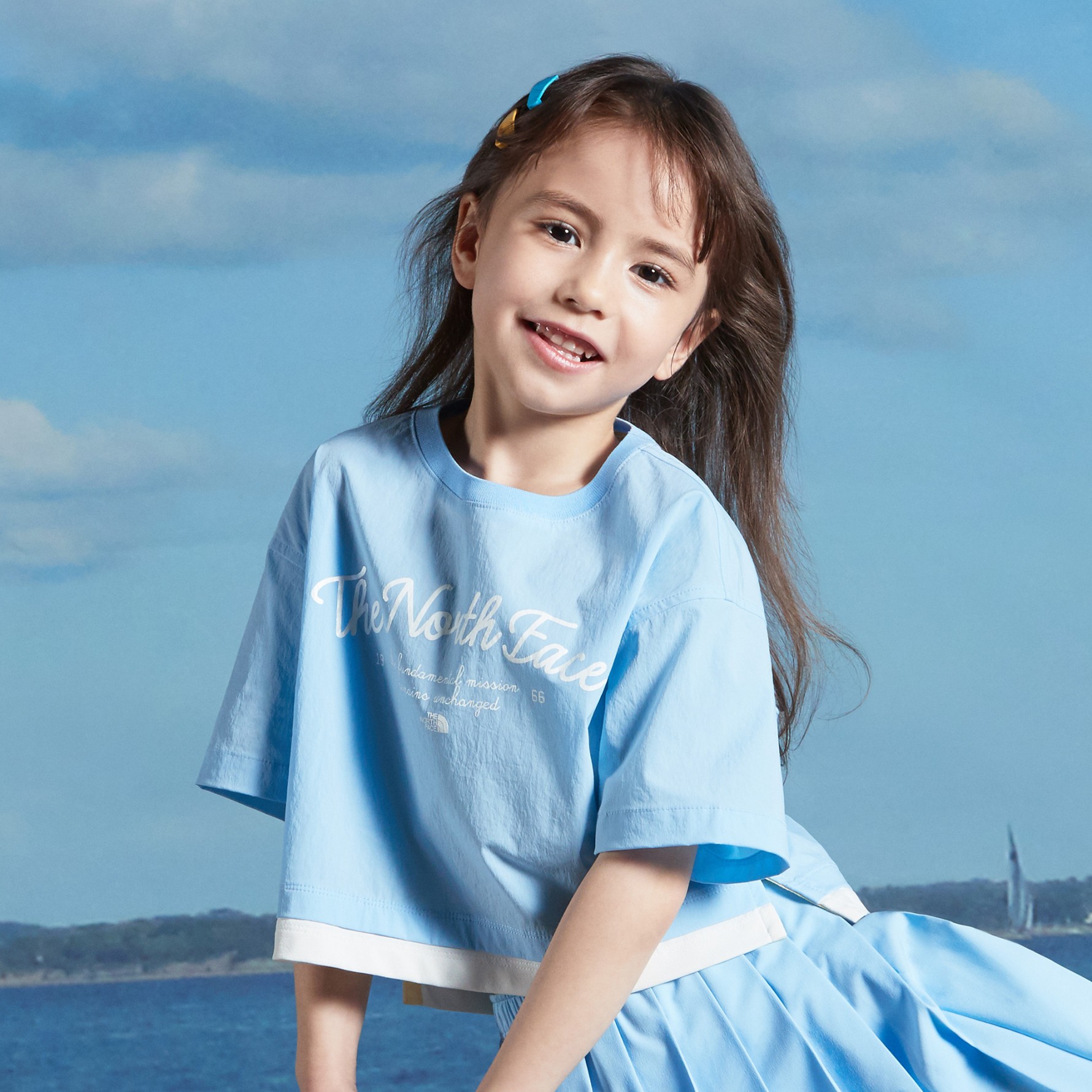 ガールズアイシーディトレンディな雰囲気を演出可能 ラグラン スリーブ クロップ 丈Tシャツ夏服日常　NT7UR17 G’S ICE DAY S/S R/TEE