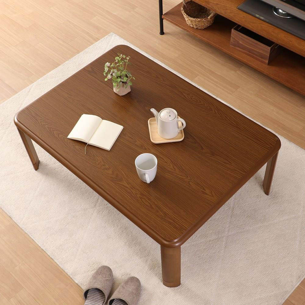 不二貿易 10037 軽量継脚折り畳み座卓(105×75cm)ブラウン 10037フジボウエキ 不二貿易 10037 軽量継脚折り畳み座卓(105×75cm)ブラウン 10037フジボウエキ