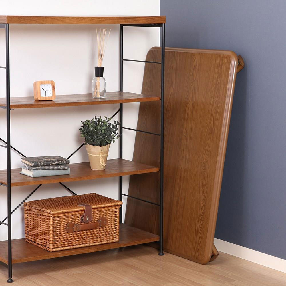 不二貿易 10037 軽量継脚折り畳み座卓(105×75cm)ブラウン 10037フジボウエキ 不二貿易 10037 軽量継脚折り畳み座卓(105×75cm)ブラウン 10037フジボウエキ