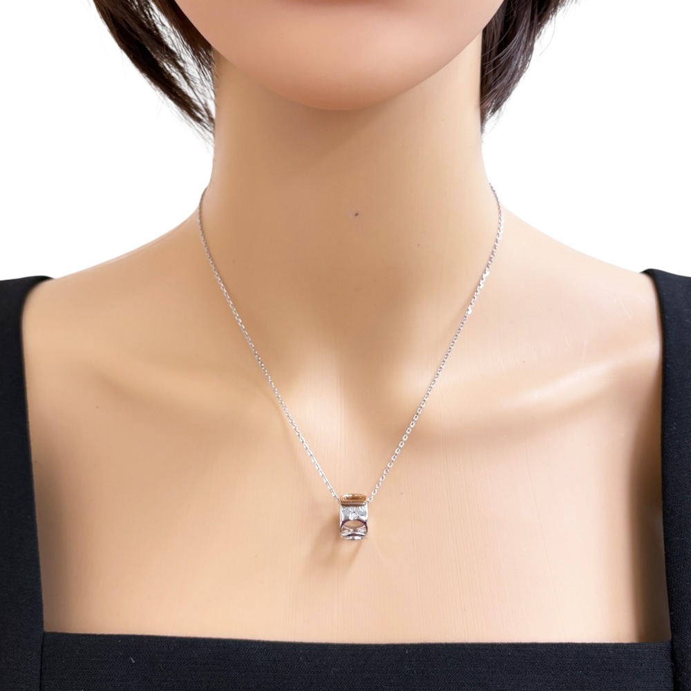 ダミアーニ ダミアニッシマ ネックレス 18金 K18ホワイトゴールド ダイヤモンド Damiani 中古 美品