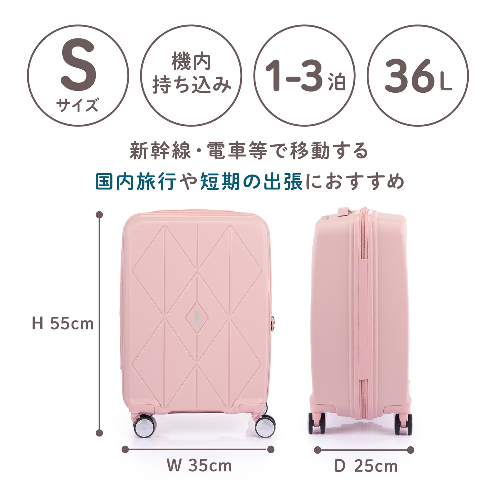 極美品】希少 パーリーゲイツ キャリーケース 4輪 機内持ち込み可