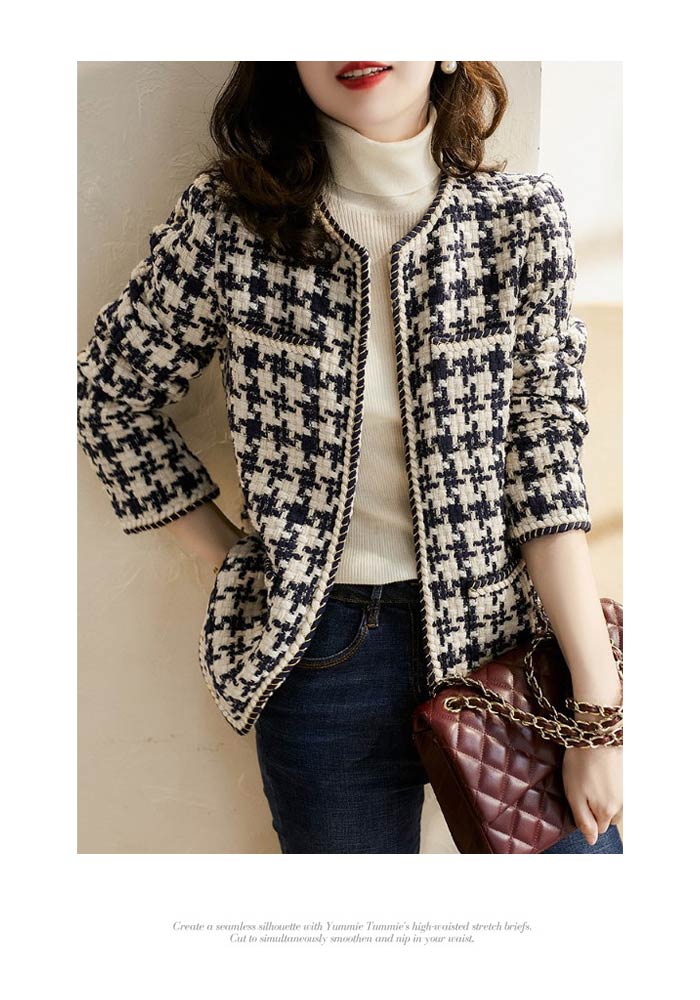 1点5,584円！クーポン利用で レディース ジャケット 秋 冬 秋冬 ジャケット ツイード 長袖 結婚式 パーティー 結婚式ジャケット チェック柄 アウター 結婚式 二次会 入学式 卒業式 卒園式