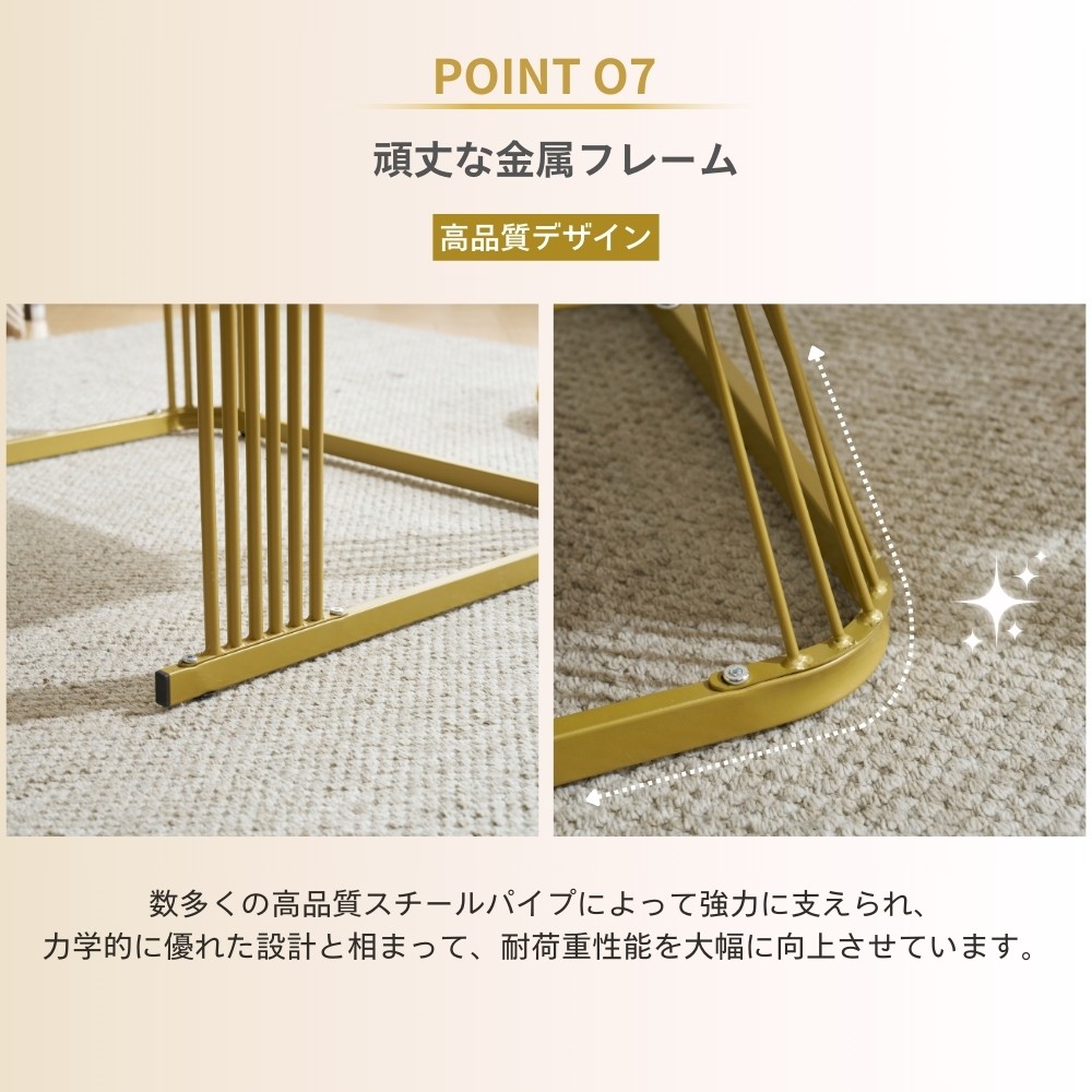 【2点購入で150OFF】【国内即発送】【新作登場】センターテーブル テーブル ローテーブル 大理石調 波紋 収納付き おしゃれ 入れ子式 正方形 2個セット 光沢感 組み合わせ自由【ホワイト（ブラッ