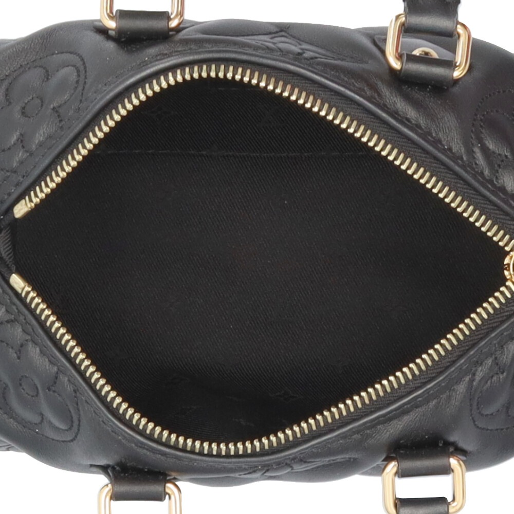 ルイヴィトン パピヨンBB バブルグラム ショルダーバッグ レザー M59800 ブラック LOUIS VUITTON 中古 美品