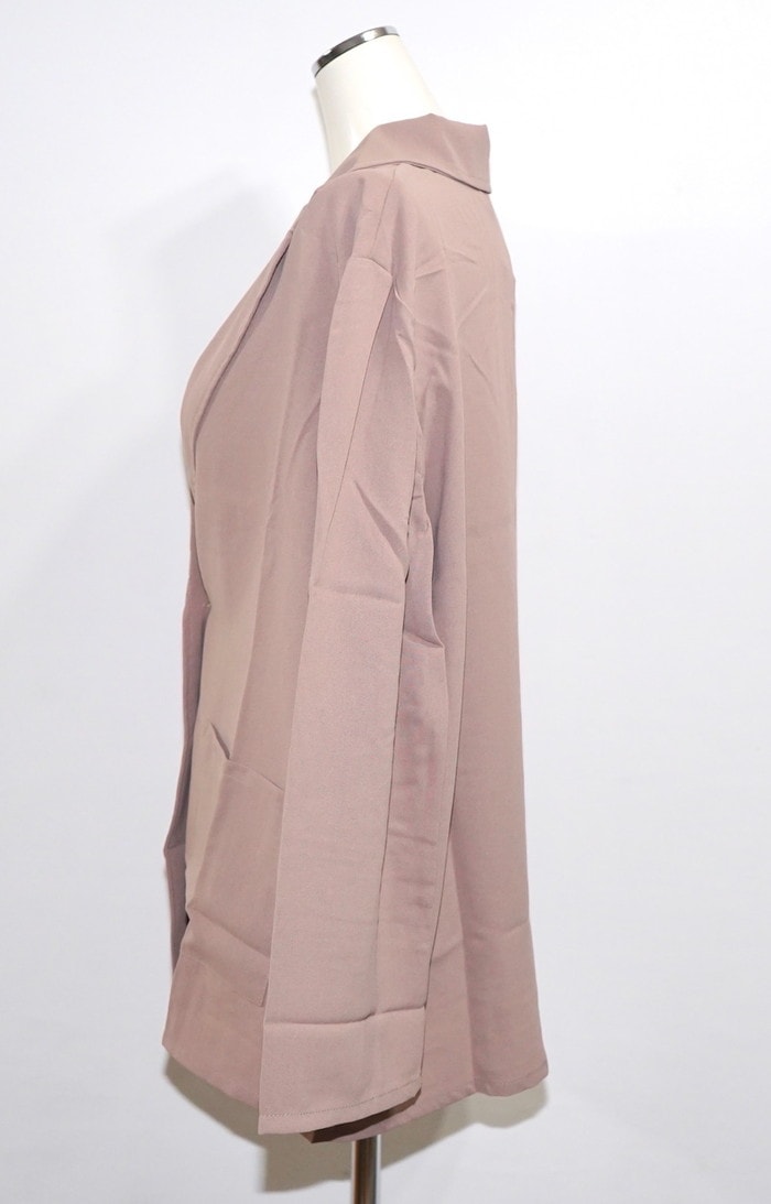 Single Breasted Tailored Jacket (ash beige) A,D,G レディース アウター Single Breasted Tailored Jacket (ash beige) A,D,G レディース アウター