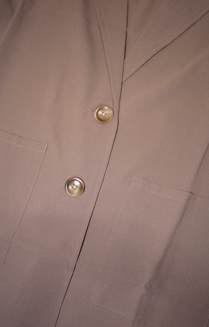 Single Breasted Tailored Jacket (ash beige) A,D,G レディース アウター Single Breasted Tailored Jacket (ash beige) A,D,G レディース アウター