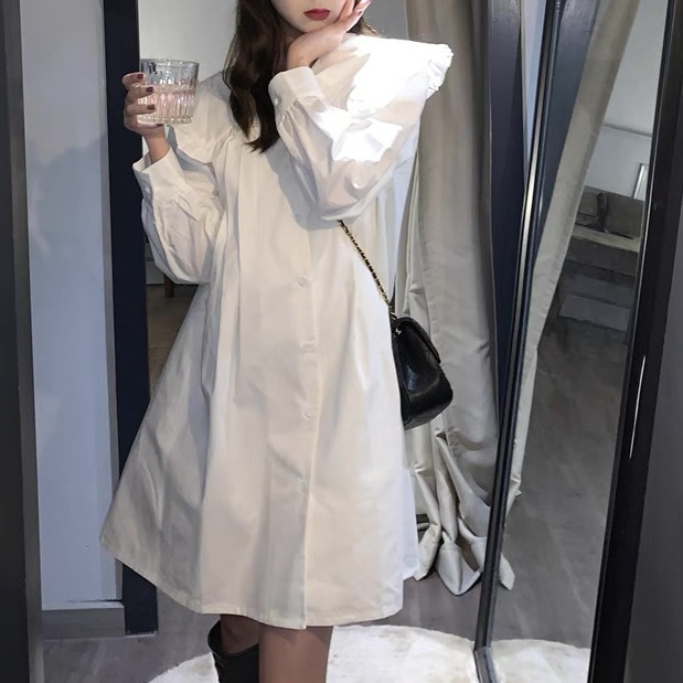 レディース ワンピース シャツ シャツワンピース ビッグカラー ブラウス ミニ ショート 長袖 襟付き フェミニン フリル ハイウエスト かわいい 大人可愛い シンプル カジュアル 上品 おしゃれ レディース ワンピース シャツ シャツワンピース ビッグカラー ブラウス ミニ ショート 長袖 襟付き フェミニン フリル ハイウエスト かわいい 大人可愛い シンプル カジュアル 上品 おしゃれ