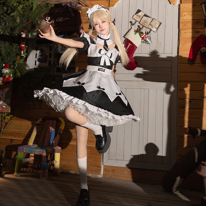コスプレ日韓ソフト妹メイド服ワンピース清純で可愛いです コスプレ日韓ソフト妹メイド服ワンピース清純で可愛いです