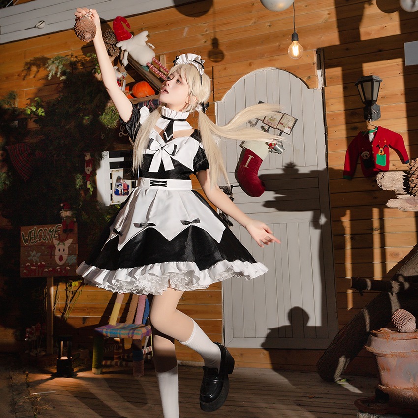 コスプレ日韓ソフト妹メイド服ワンピース清純で可愛いです コスプレ日韓ソフト妹メイド服ワンピース清純で可愛いです