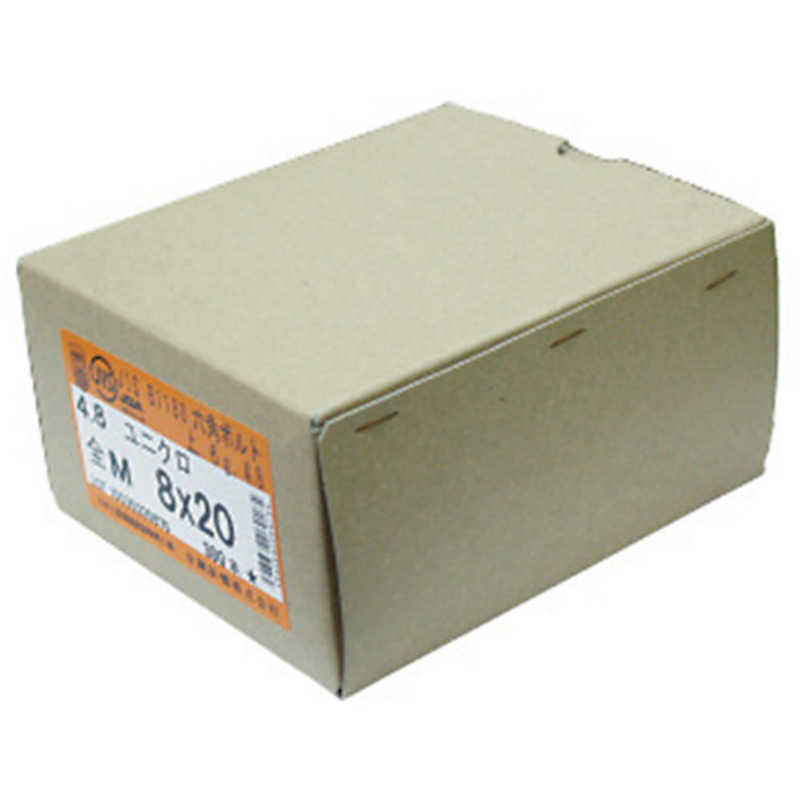 コノエ ユニクローム六角ボルトM6×80(250本入り) BTSS0680 コノエ ユニクローム六角ボルトM6×80(250本入り) BTSS0680