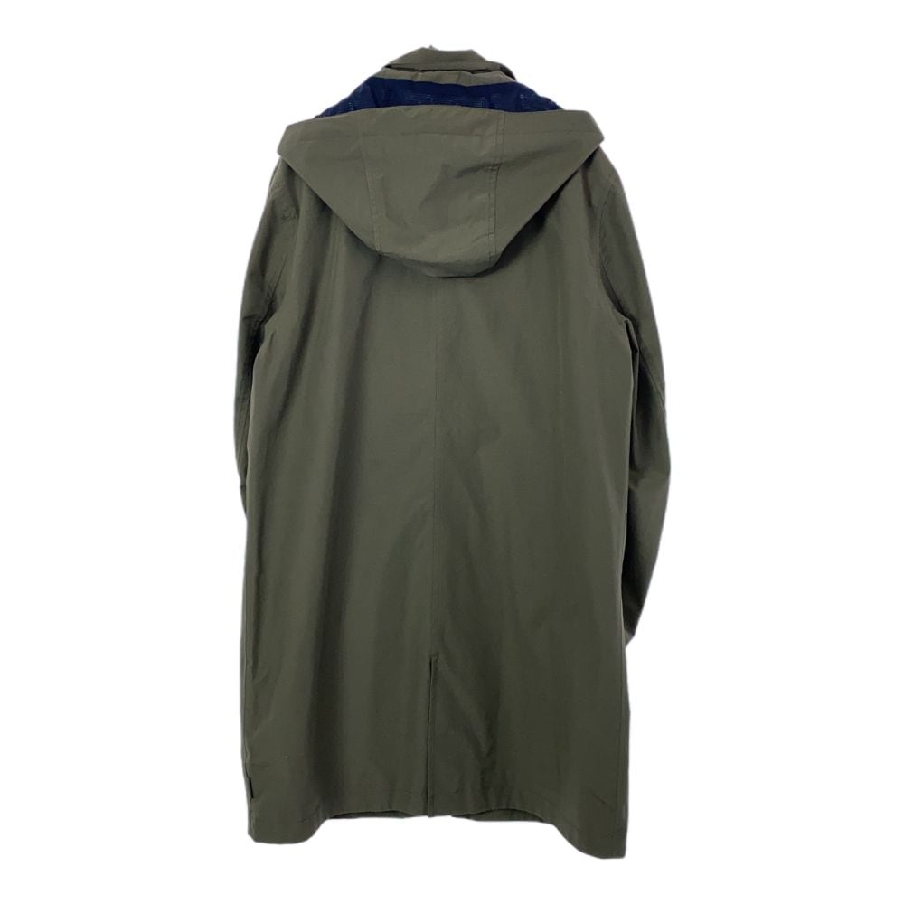 ステンカラーコート Ｍ カーキ フード メンズ