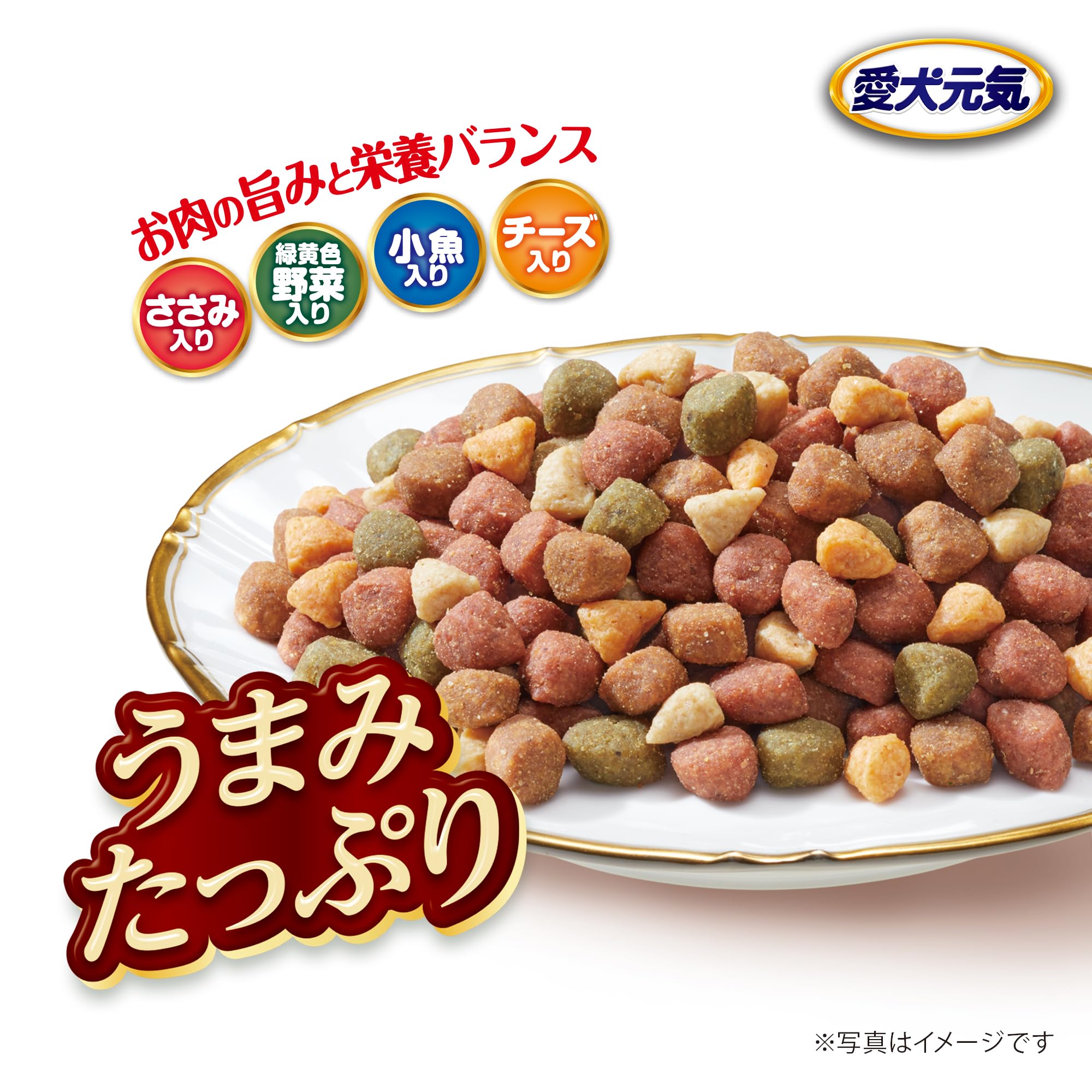 ゲインズパックン 鶏ささみ入り 鶏ささみ緑黄色野菜小魚チーズ入り 2.5kg×4個 (まとめ買い)