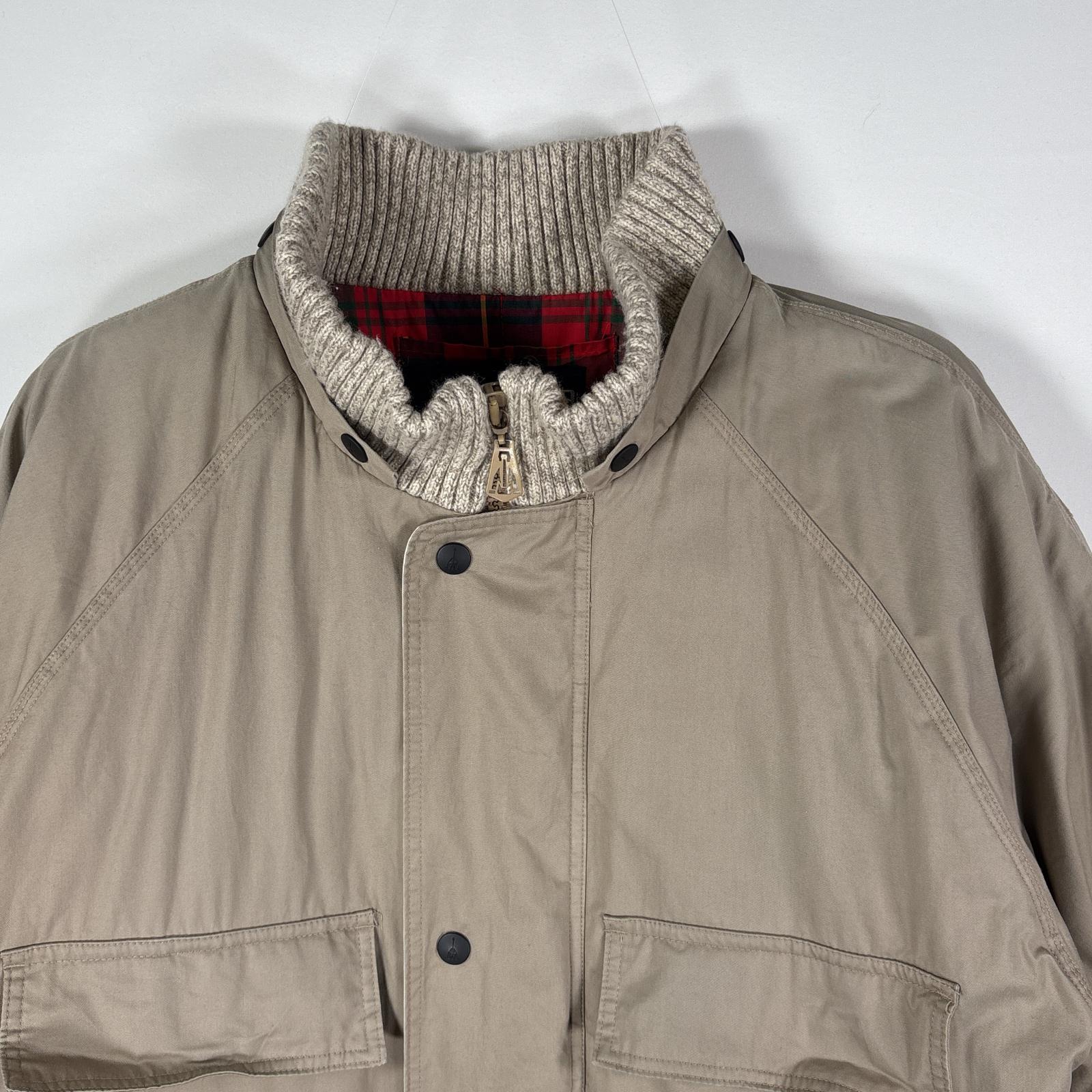 古着 90s/90年代 ダウンジャケット ダウンコート 初期タグ L ベージュ メンズ