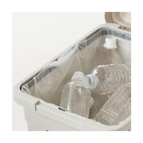 アスベル SPハンドル付ダストボックス70L ホワイト 1台