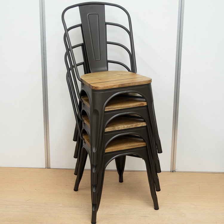 ダイニングチェア 椅子 おしゃれ チェア いす イス 古材風 スタッキング 天然木 スチール 完成品 座面高さ44cm ダイニングチェア 椅子 おしゃれ チェア いす イス 古材風 スタッキング 天然木 スチール 完成品 座面高さ44cm