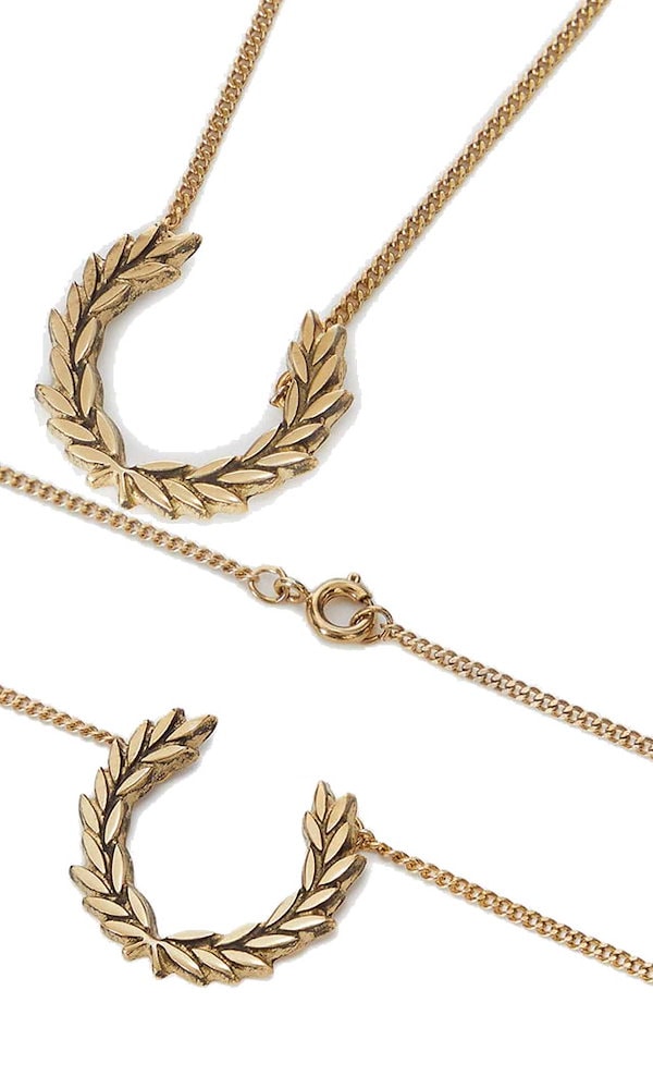 Fred Perry ゴールドネックレス 希少・廃盤】fredperry ロゴネックレス