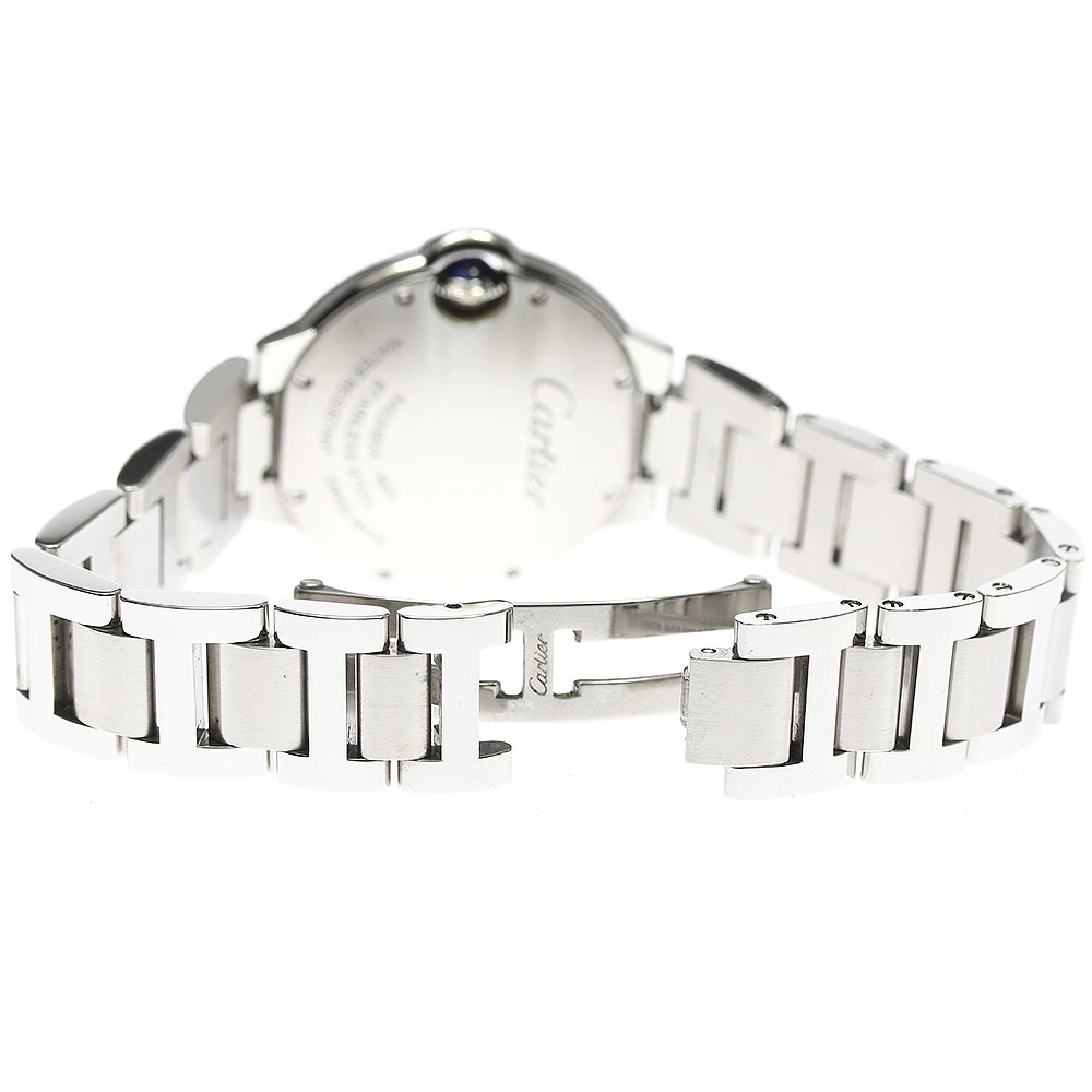 カルティエ CARTIER W6920084 バロンブルーMM クォーツ ボーイズ 良品 _802349【中古】